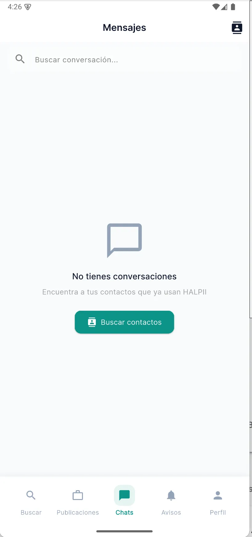 Chat directo con el profesional